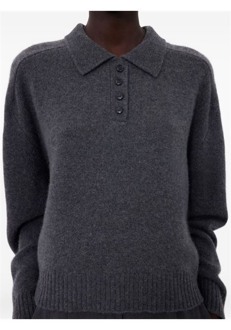 magllia polo donna antracite LOULOU DE SAISON | HOMERE LDSANTHRACITE